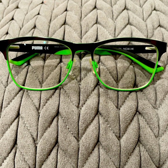 Puma Other - Puma glasses /puo1110-004 gunmetal-neon green blk